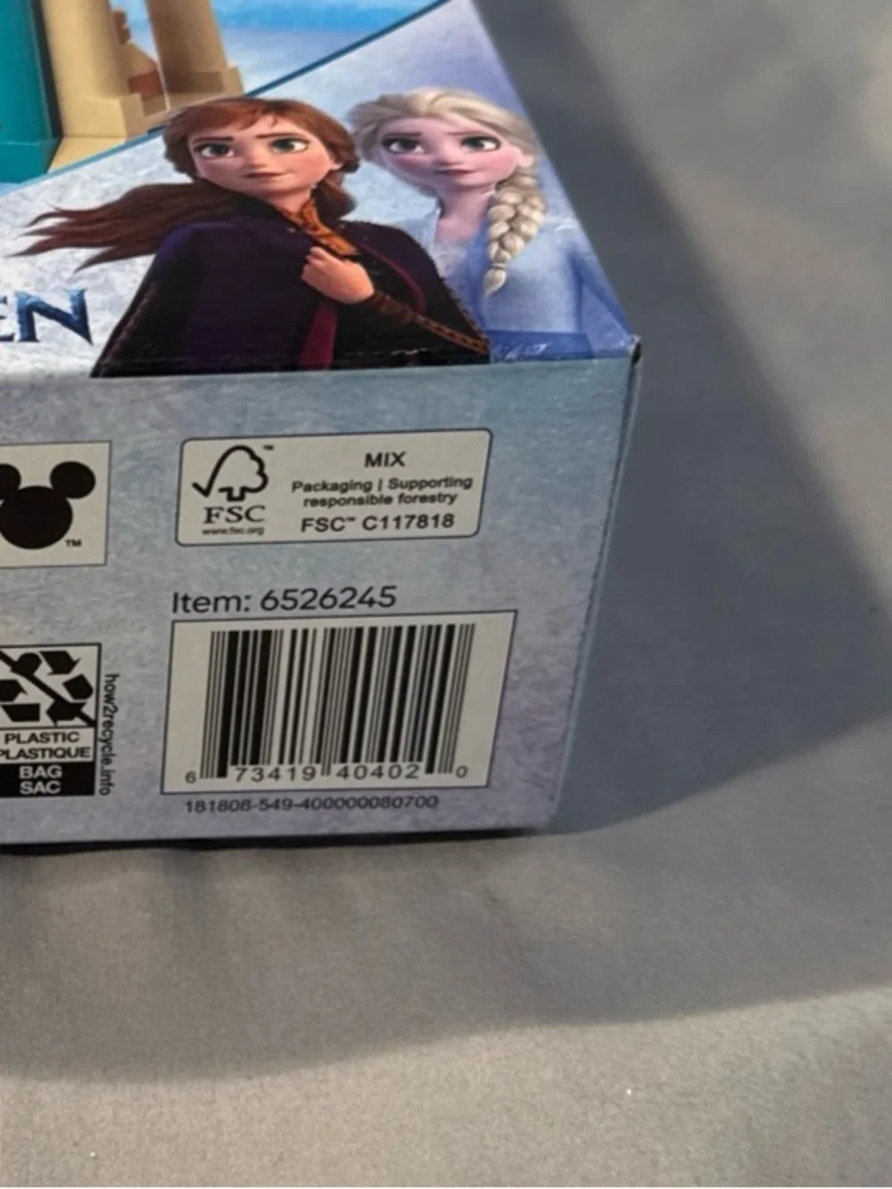 Lego Disney Frozen Arendelle Castle - Aqua/Tan/White/Purple